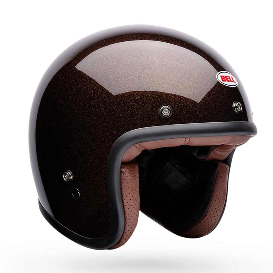 BELL CUSTOM500 ジェットヘルメット FLAKE ROOTBEER : Parts
