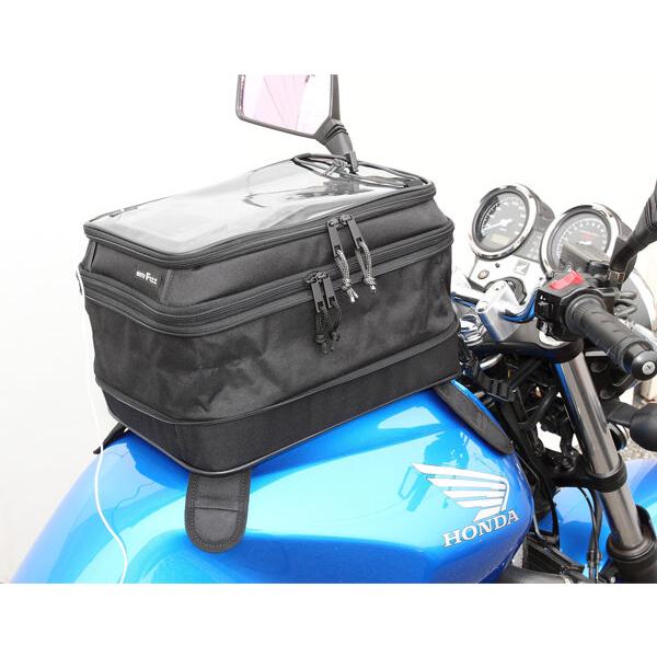 新品未使用　moto　FIZZ　マグネット式タンクバッグ　ブラック MFK-178 容量9-17ℓ TANAX MOTO FIZZ スマートタンクバッグL MFK-178 : Parts Online