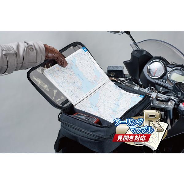 新品未使用　moto　FIZZ　マグネット式タンクバッグ　ブラック MFK-178 容量9-17ℓ TANAX（タナックス） MOTO FIZZ MFK-178 スマートタンクバッグL