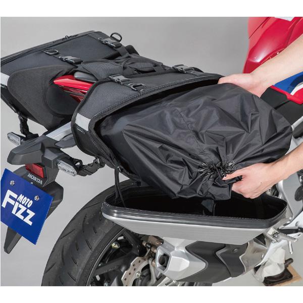 TANAX MOTO FIZZ カービングシェルケース サイドバッグ ブラック MFK