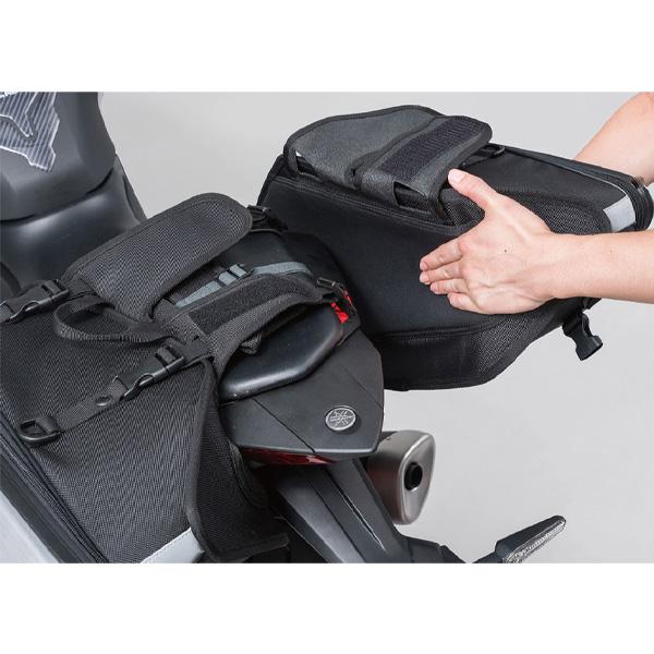 TANAX MOTO FIZZ カービングシェルケース サイドバッグ ブラック MFK