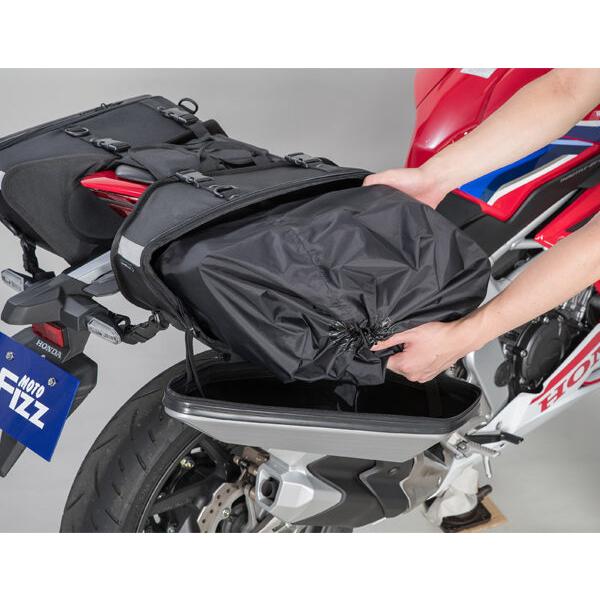 TANAX MOTO FIZZ カービングシェルケース サイドバッグ ブラック MFK 