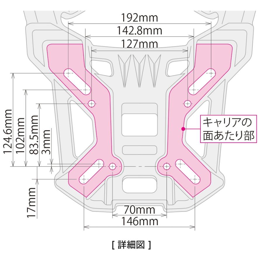 スペシャルパーツ武川 HONDA ADV160 リアキャリア 09-11-0404 : Parts