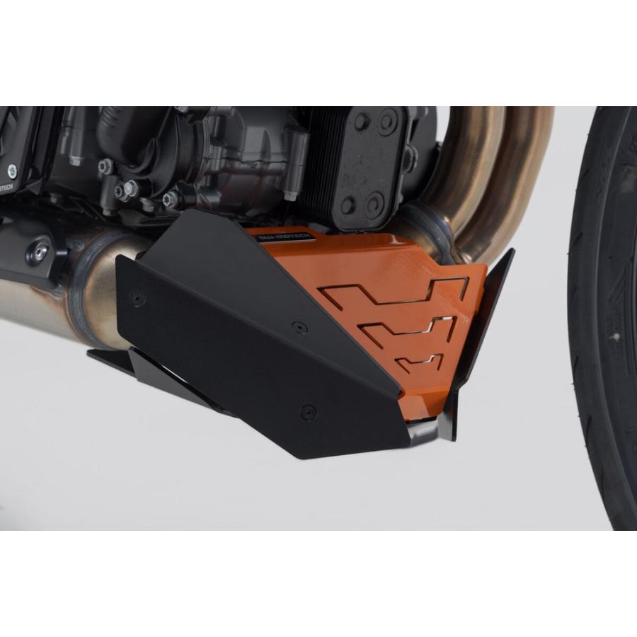 SW-MOTECH 990 DUKE フロントスポイラー オレンジ/ブラック MSS0499410000_3