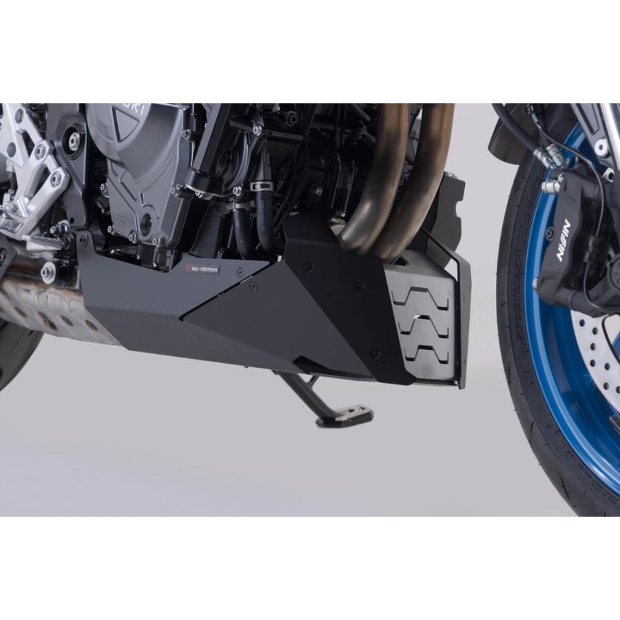 SW-MOTECH GSX-8S フロントスポイラー ブラック/シルバー MSS0584610000_1