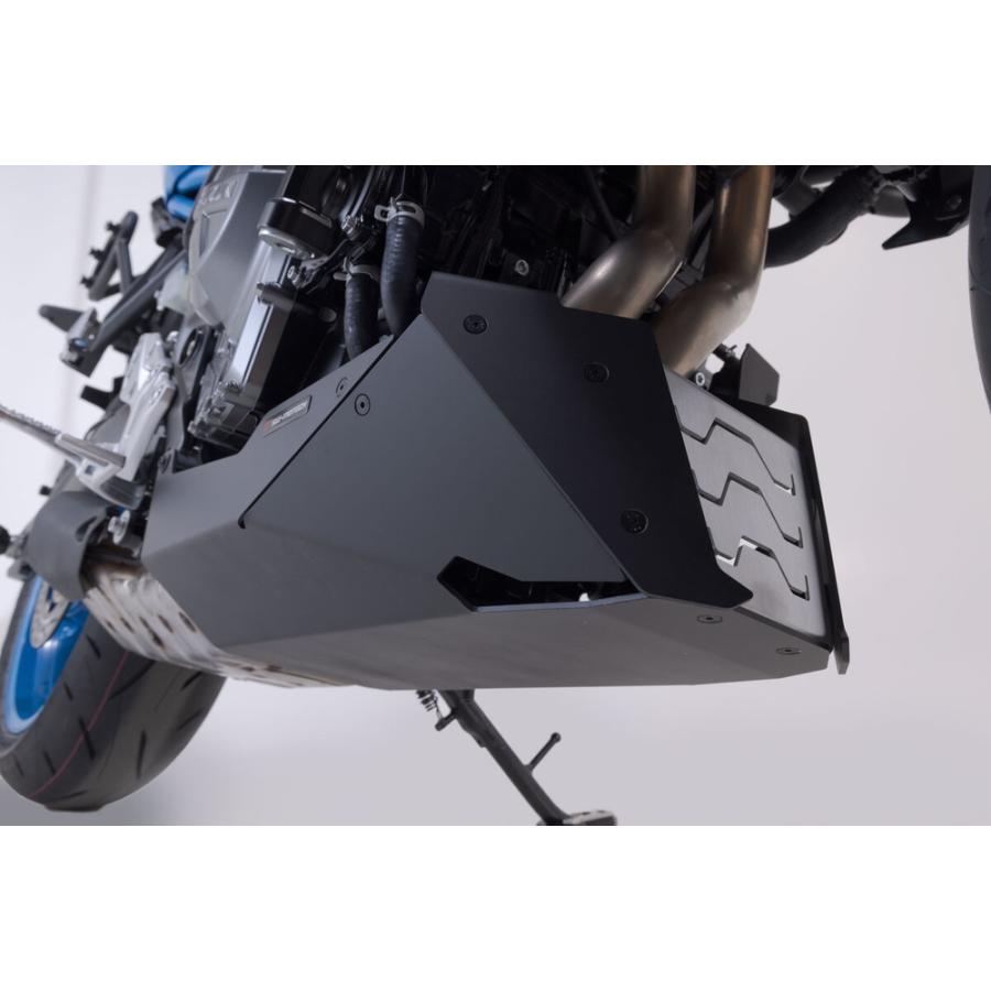 SW-MOTECH GSX-8S フロントスポイラー ブラック/シルバー MSS0584610000_2