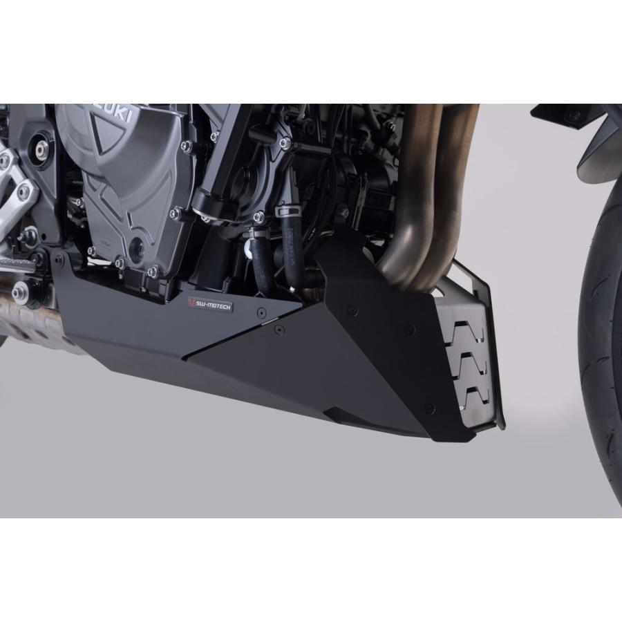 SW-MOTECH GSX-8S フロントスポイラー ブラック/シルバー MSS0584610000_3