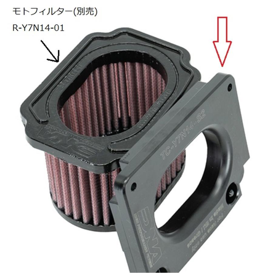 DNAエアフィルター TENERE700/MT-07/R7 DNA MT-07/ABS YZF-R7 TENERE700 XSR700 モトフィルター用 STAGE-2