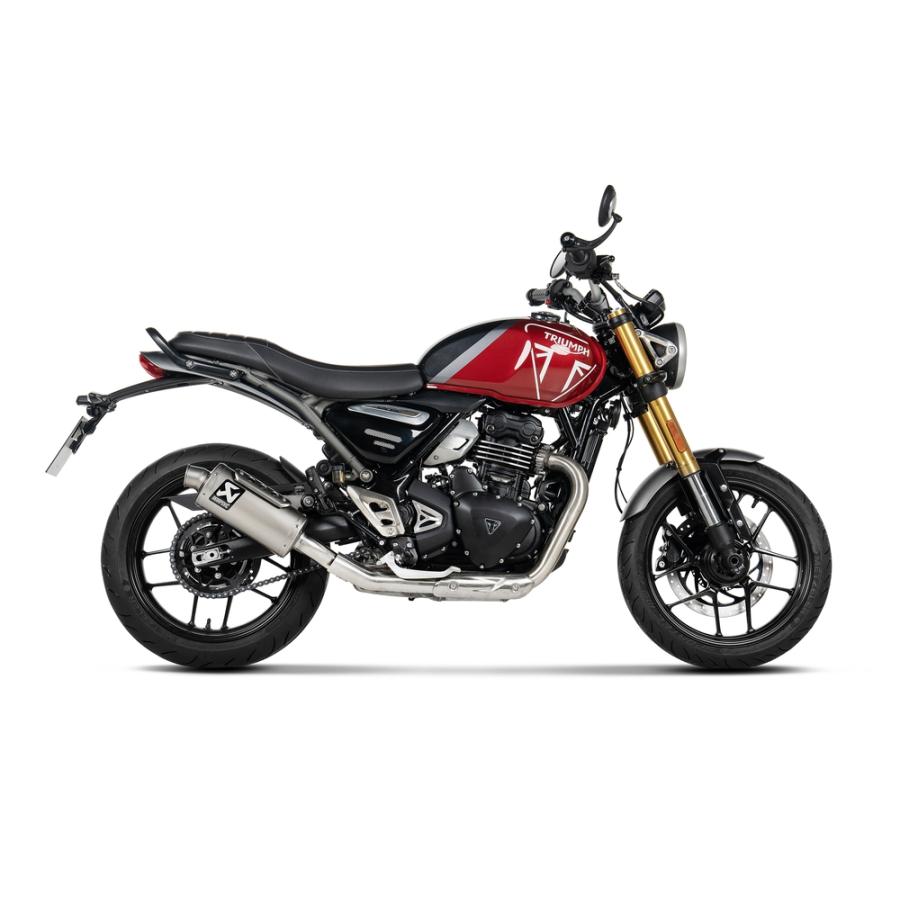 AKRAPOVIC SCRAMBLER 400X SPEED 400 EC仕様 SLIP ON LINE チタン S