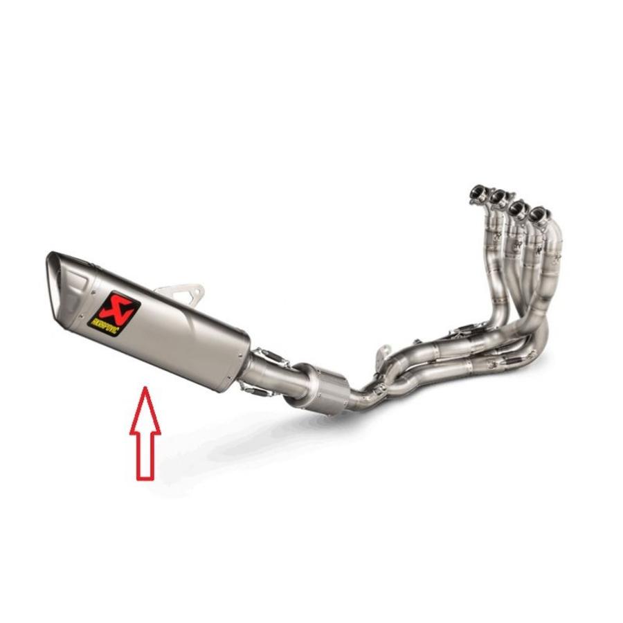 AKRAPOVIC CBR1000RR-R FIREBLADE/SP SLIP ON LINE チタン(リンクパイプ:ステンレス) TRACK DAY S-H10SO25-APLT/TDの画像