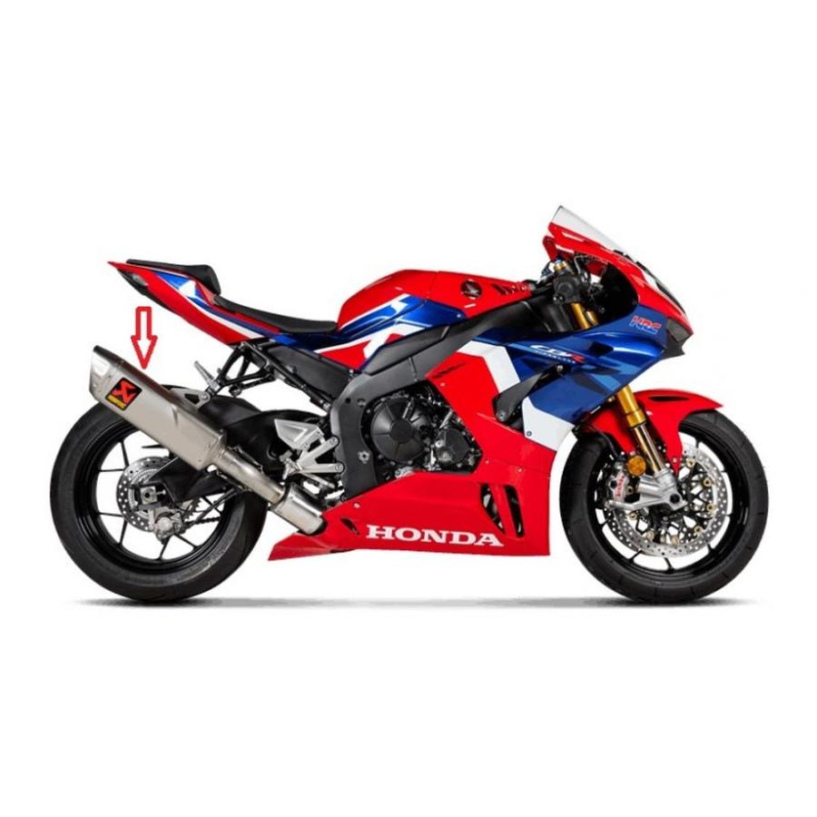 AKRAPOVIC CBR1000RR-R FIREBLADE/SP SLIP ON LINE チタン(リンクパイプ:ステンレス) TRACK DAY S-H10SO25-APLT/TDの画像