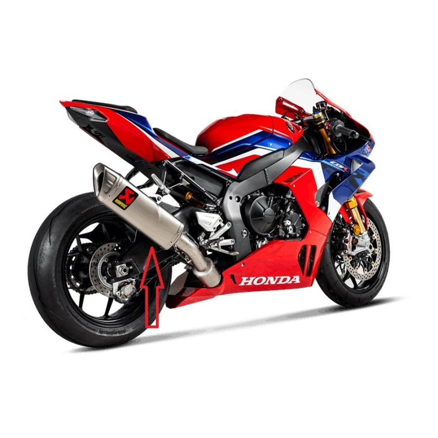 AKRAPOVIC CBR1000RR-R FIREBLADE/SP SLIP ON LINE チタン(リンクパイプ:ステンレス) TRACK DAY S-H10SO25-APLT/TDの画像