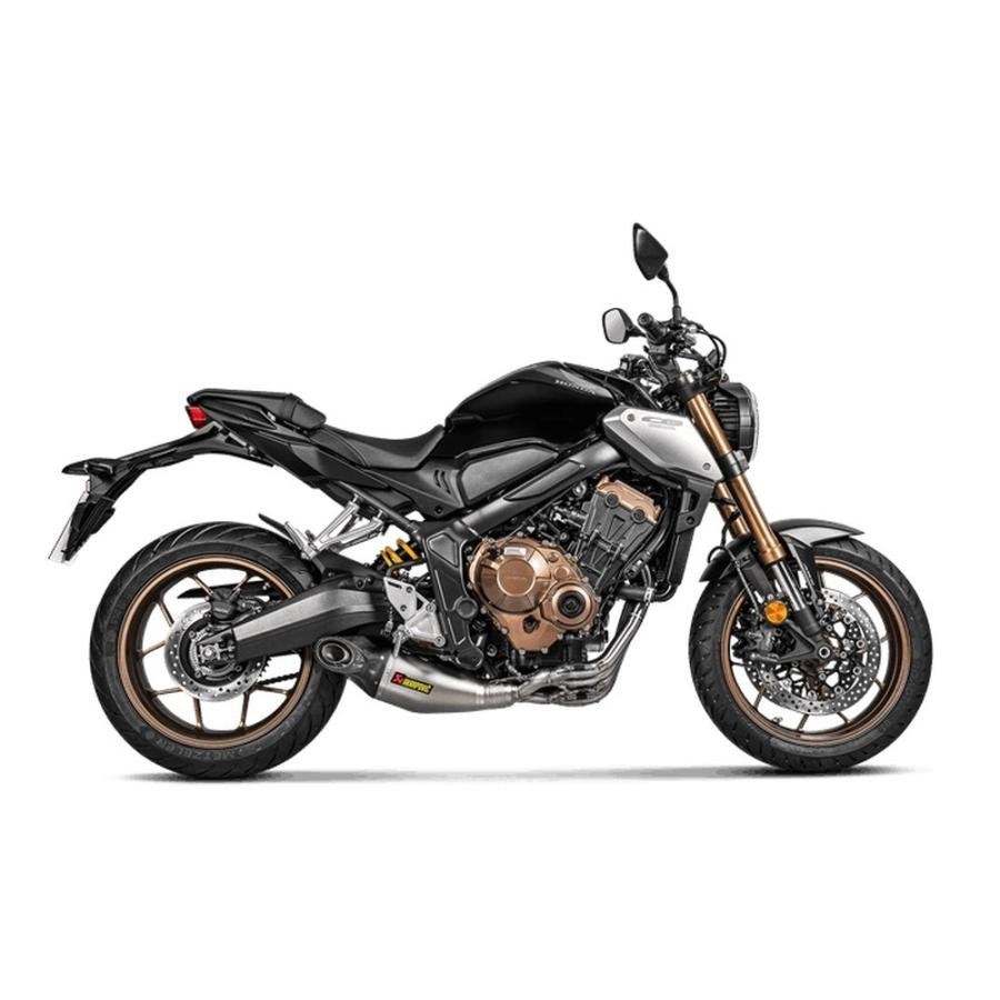 AKRAPOVIC　EXマフラー車検対応（美品） CB650R CBR650R AKRAPOVIC CB650R CBR650R RACING LINE チタン JMCA認証マフラー S