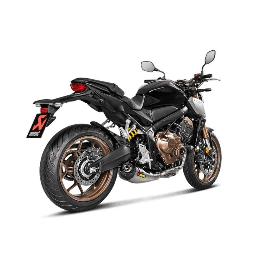 AKRAPOVIC　EXマフラー車検対応（美品） CB650R CBR650R AKRAPOVIC CB650R CBR650R RACING LINE チタン JMCA認証マフラー S