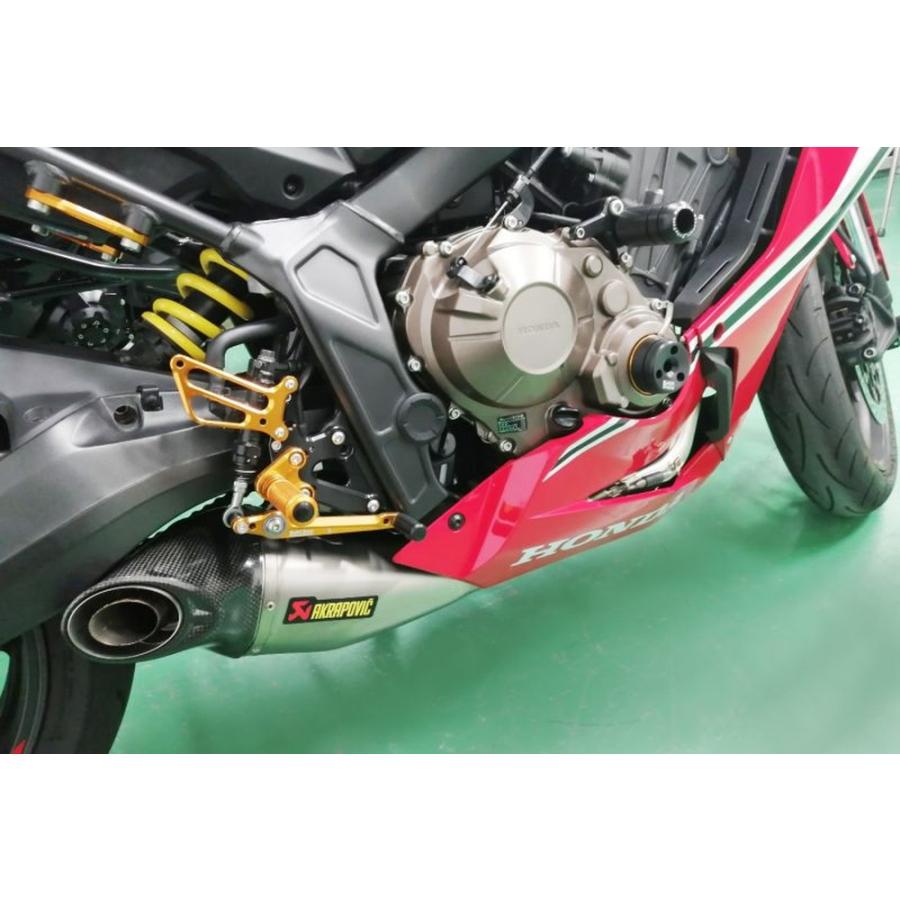 AKRAPOVIC　EXマフラー車検対応（美品） CB650R CBR650R AKRAPOVIC CB650R CBR650R RACING LINE チタン JMCA認証マフラー S