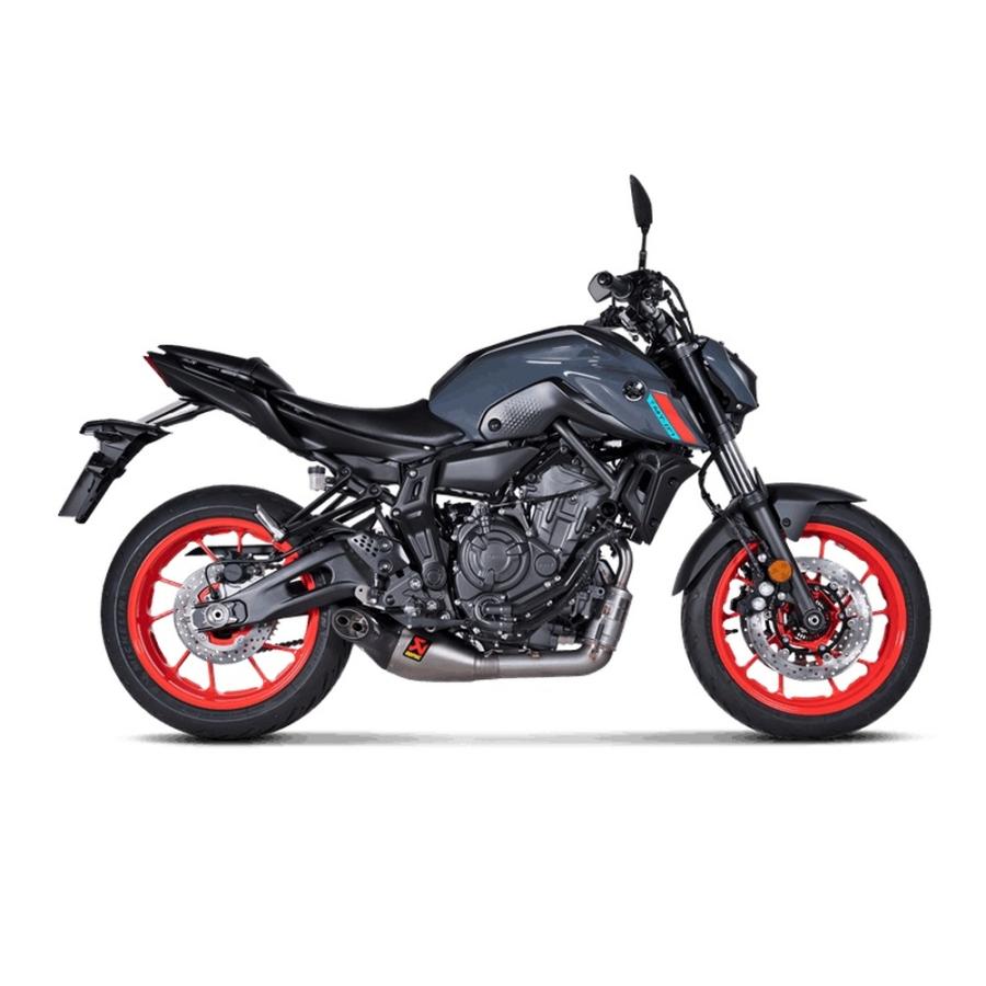 AKRAPOVIC MT-07/ABS XSR700 RACING LINE(2-1) チタン 触媒付 JMCA認証