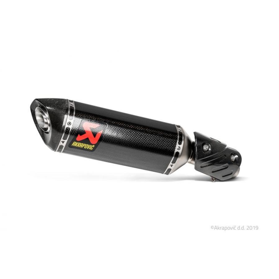 AKRAPOVIC ZX-6R SLIP ON LINE カーボン JMCA認証マフラー S-K6SO7