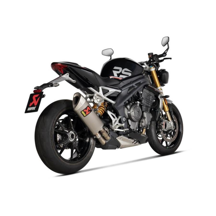 AKRAPOVIC SPEED TRIPLE 1200 RS/1200 RR SLIP ON LINE チタン JMCA認証マフラー S-T12SO5-HAPXLTJPA