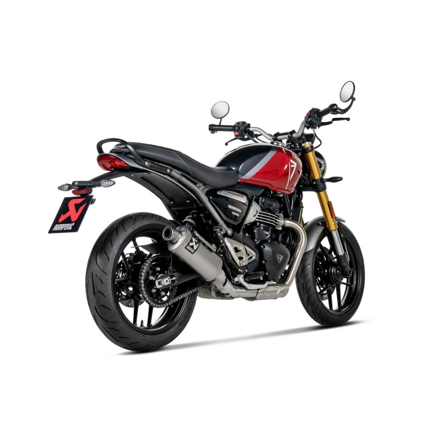 AKRAPOVIC SCRAMBLER 400X SPEED 400 SLIP ON LINE チタン JMCA認証