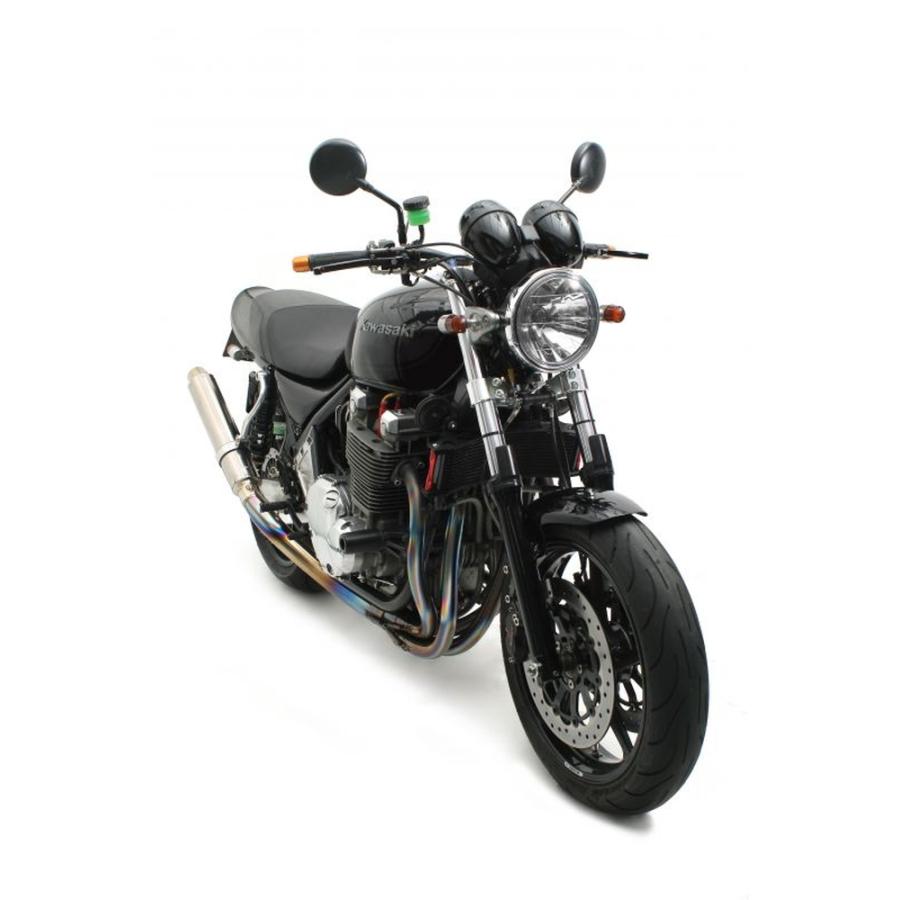 ACTIVE ZEPHYR1100/1100RS コンバーチブルステムキット φ43 ブラック(ハンドルポスト径φ22.2) 13670010の画像