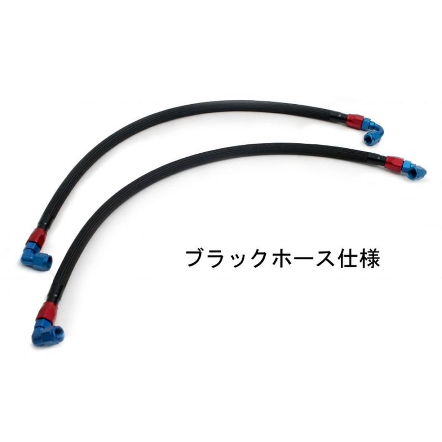 ACTIVE Z1000MKII Z1 Z2 Z750FX-I オイルクーラーキット (上廻し前) ラウンド #6 9-13R(ブラックホース仕様) AC14047213_1