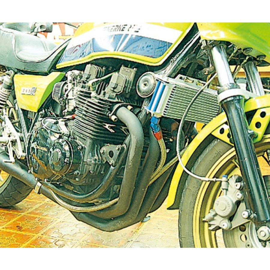 ACTIVE Z1000J Z1000R オイルクーラーキット (サイド廻し) ストレート