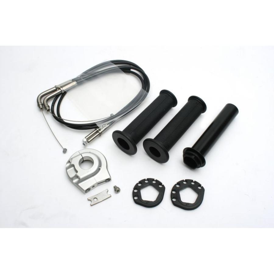ACTIVE ZX-6R スロットルキット EVO2 シルバー 巻取φ40/42 1065713