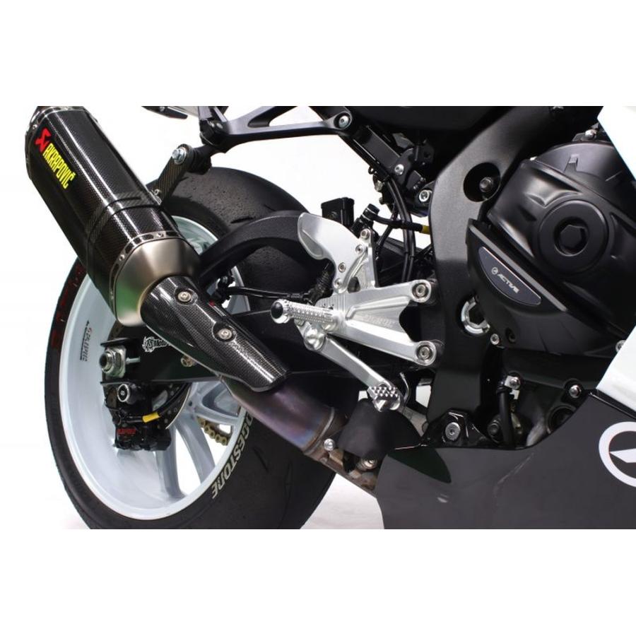 GALE SPEED GSX-R1000R/ABS Elaborate フットコントロールキット シルバー(シフター付) FCK5001S_2