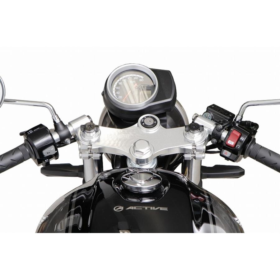 153GARAGE GB350 GB350S セパレートハンドル\u0026トップブリッジセット シルバー 15311101Sの画像