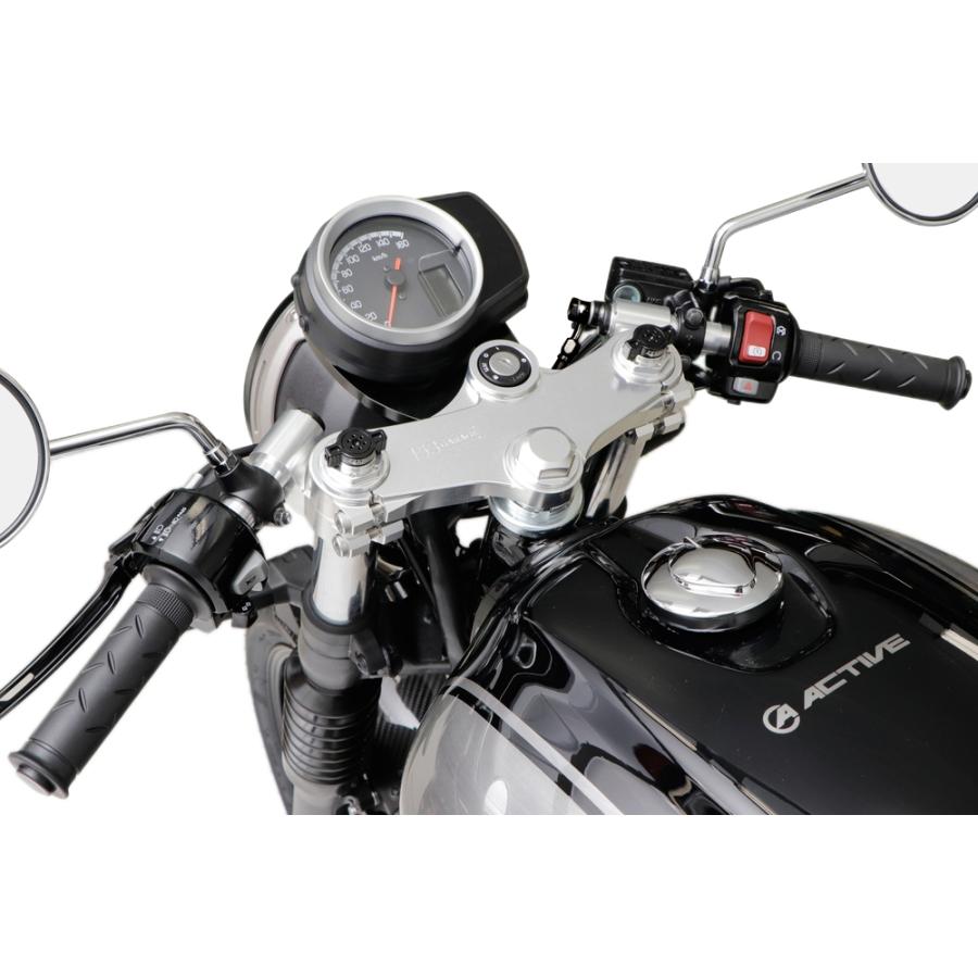 153GARAGE GB350 GB350S セパレートハンドル\u0026トップブリッジセット シルバー 15311103Sの画像
