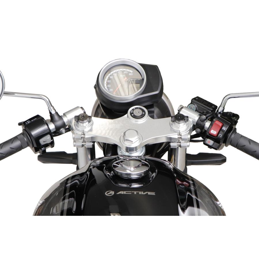 153GARAGE GB350 GB350S セパレートハンドル\u0026トップブリッジセット シルバー 15311103Sの画像