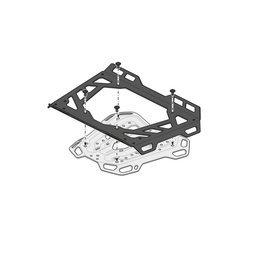 SW-MOTECH BMW R1300GS ADV-RACK リアキャリア ブラック GPT0797519003/Bの画像