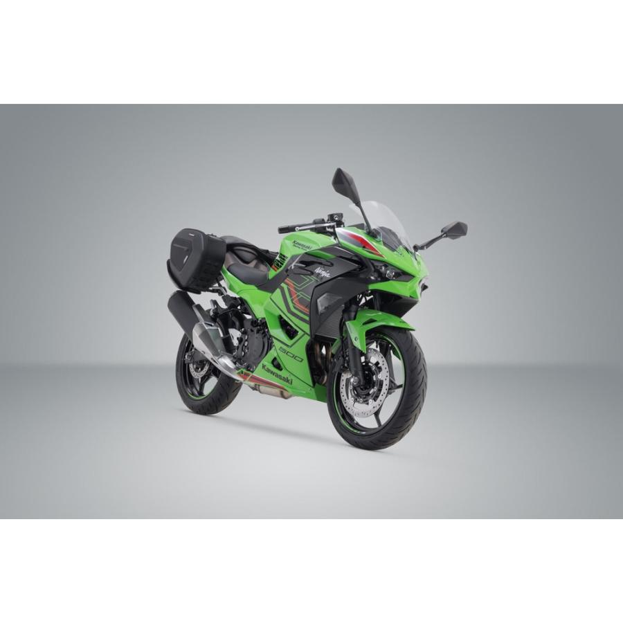 SW-MOTECH Ninja 500 SE Z500 PRO BLAZE サドルバッグセット ハイ