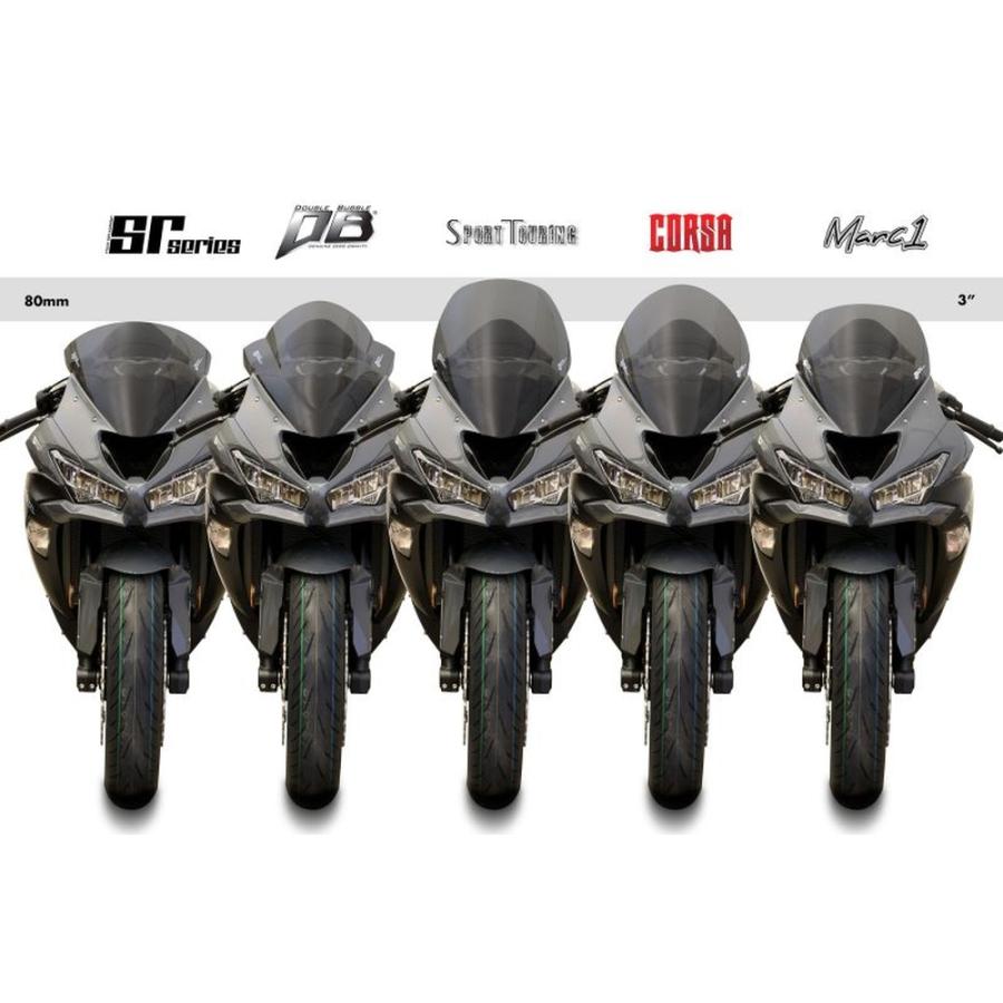 Nゼロ ZERO GRAVITY ZX-6R スクリーン SRタイプ ダークスモーク 2024719