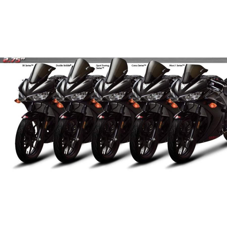 ZERO GRAVITY YZF-R25 YZF-R3/ABS スクリーン MARC1 スモーク 2555302