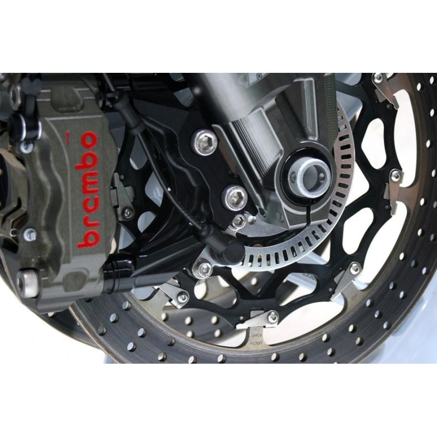 HYPERPRO CB1300SB/ABS CB1300SF/ABS AH1フォーク用 ラジアルキャリパーサポート (108mmピッチ用) シルバー 1470092Sの画像