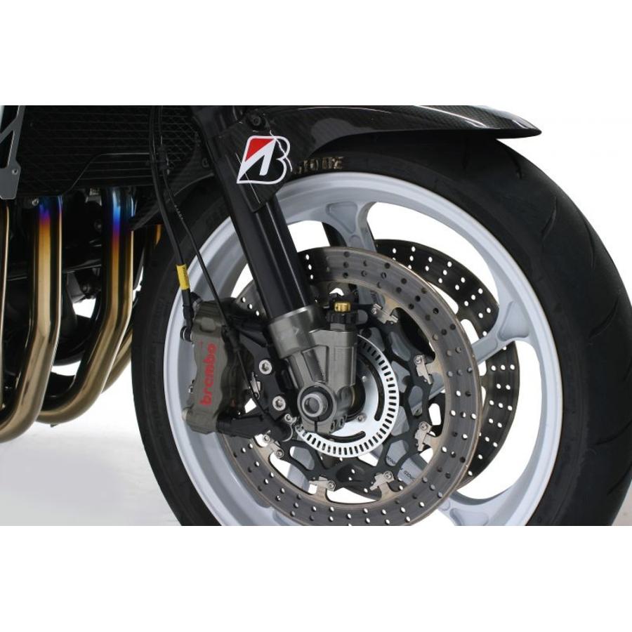 HYPERPRO CB1300SB/ABS CB1300SF/ABS AH1フォーク用 ラジアルキャリパーサポート (108mmピッチ用) ブラック 1470092Bの画像
