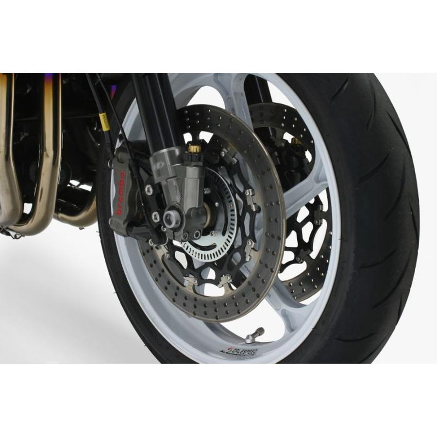 HYPERPRO CB1300SB/ABS CB1300SF/ABS AH1フォーク用 ラジアルキャリパーサポート (108mmピッチ用) ブラック 1470092Bの画像
