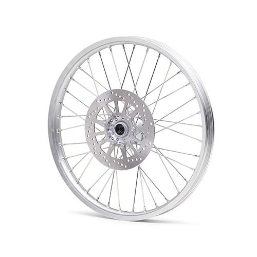 ワイズギア セロー250 ホイールタイヤセット　新品未使用品 ワイズギア YAMAHA セローXT250 フロントホイールASSY（シルバー） Q5K