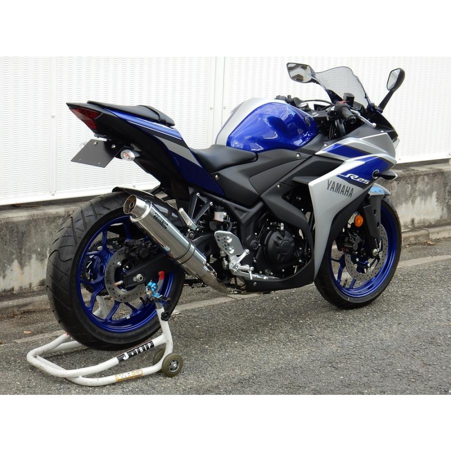 WR'S YZF-R25/ MT-25 フルエキゾースト ラウンド・ステンレスサイレンサー JMCA LA2250JM |  | 04