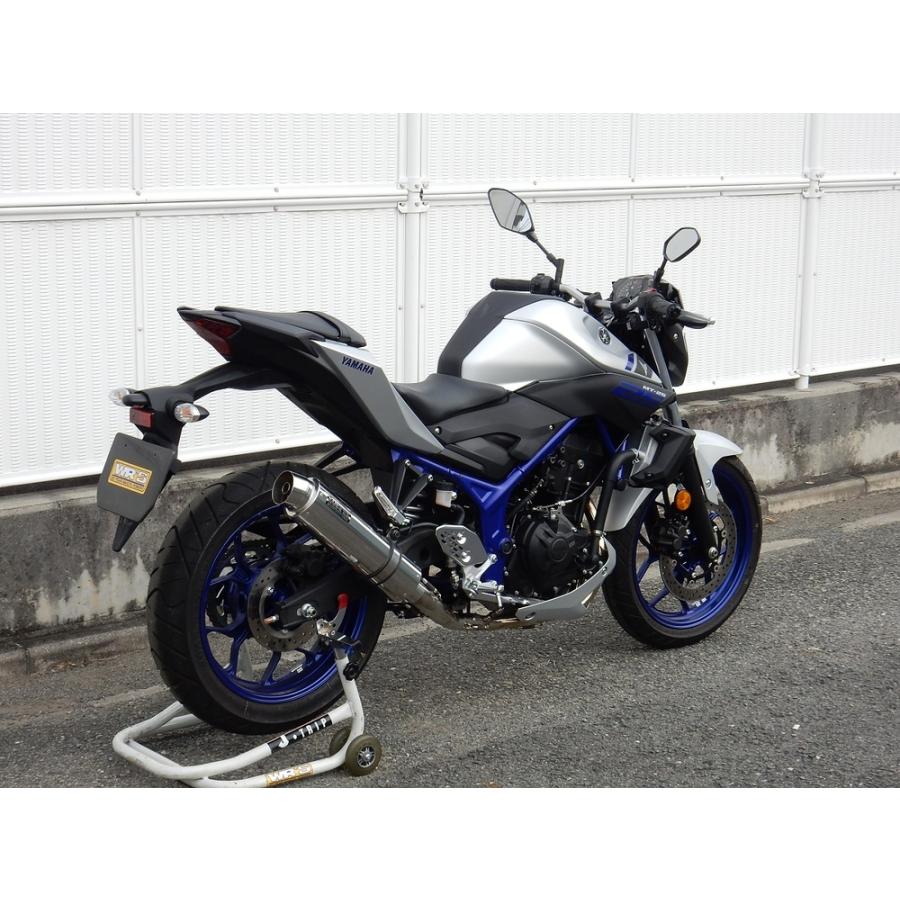 WR'S YZF-R25/ MT-25 フルエキゾースト ラウンド・ステンレスサイレンサー JMCA LA2250JM |  | 09