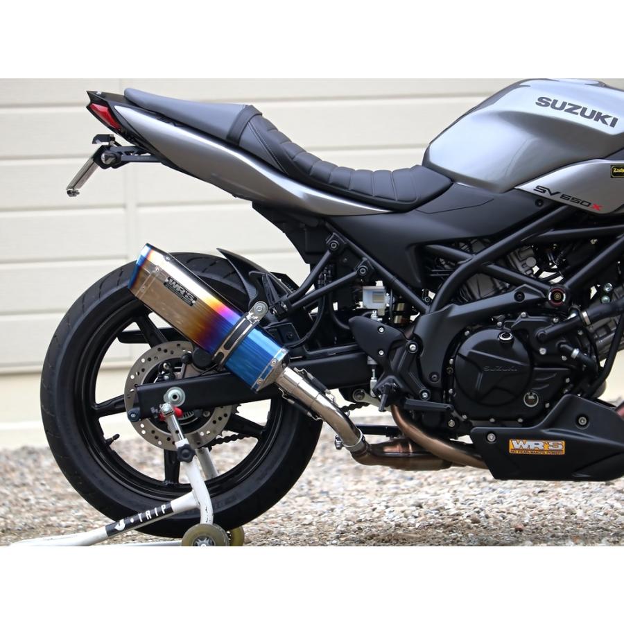 WR'S SV650 ABSSV650X スリップオン SS-OVAL 焼き色タイプ JMCA
