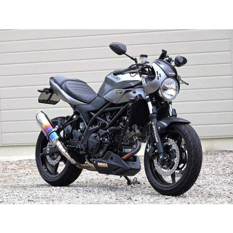 WR'S SV650 ABSSV650X スリップオン SS-OVAL 焼き色タイプ JMCA