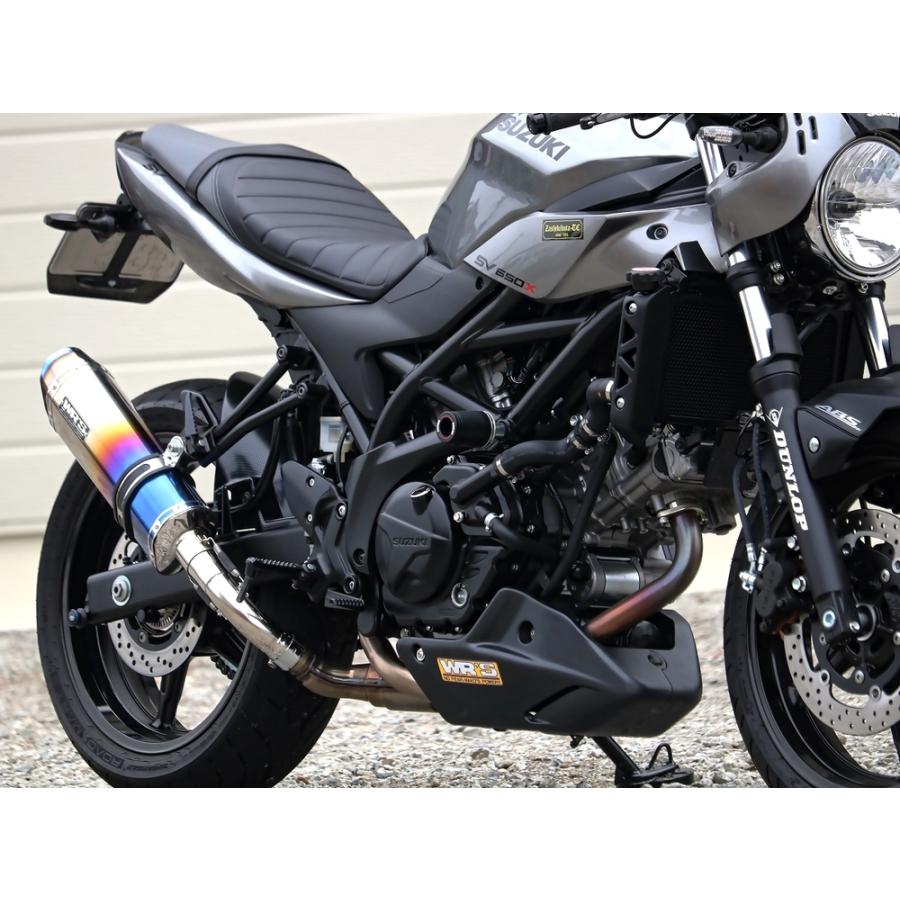 WR'S SV650 ABSSV650X スリップオン SS-OVAL 焼き色タイプ JMCA