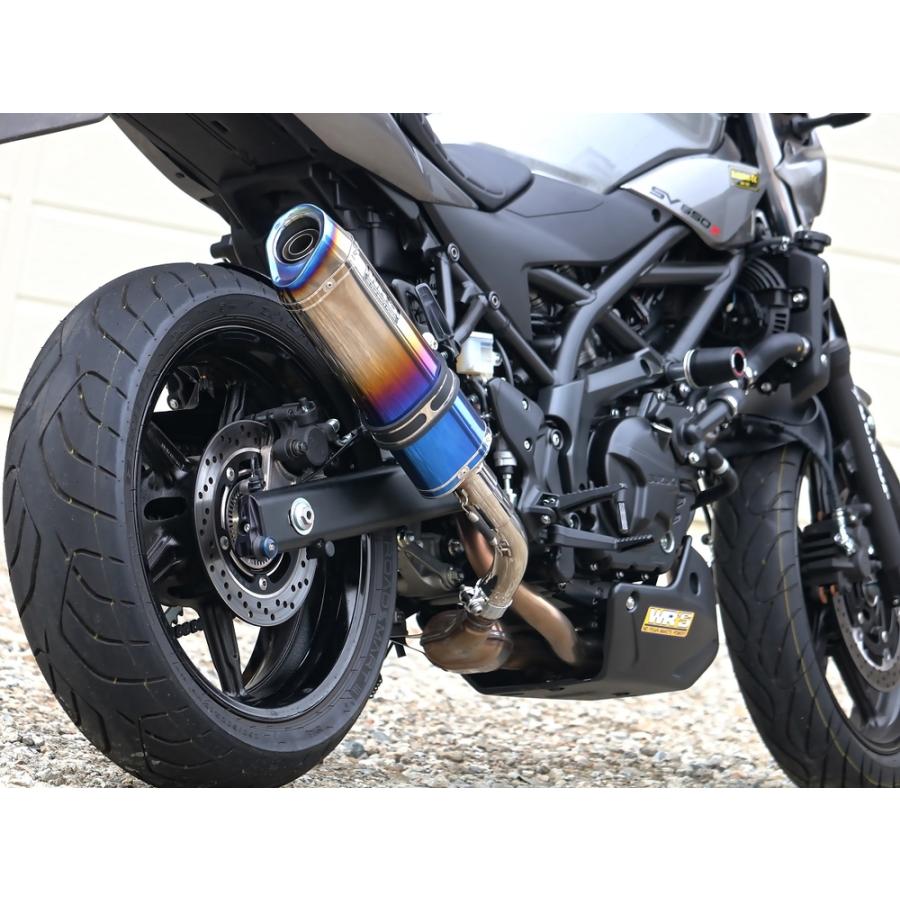 WR'S SV650 ABSSV650X スリップオン SS-OVAL 焼き色タイプ JMCA