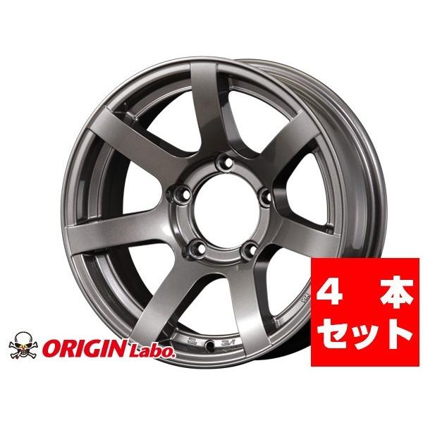ジムニー 車輪 JB64 シ内鰓 JB74 JB23 JA11系 MUD-S7 16in 5.5J -20 ガンメタリック 4本仕掛ける ORIGIN Labo 開びゃく 科学研究所 カスタム 部分品 オフロード 車、バイク、自転車-自動車-タイヤ、ホイール