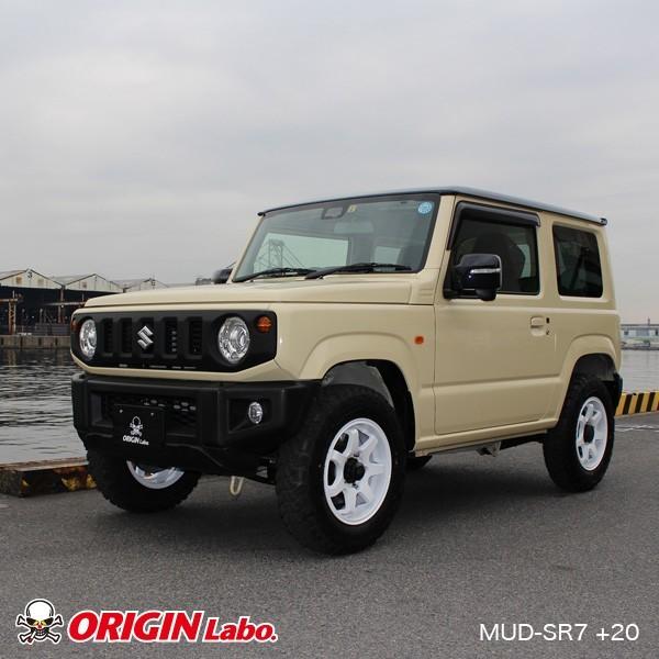 ジムニー ホイール JB64 シエラ JB74 JB23 JA11系 MUD-SR7 Jimny 16インチ 5.5J -20 シャインホワイト 4本セット ORIGIN Labo オリジン ラボ カスタム パーツ |  | 06