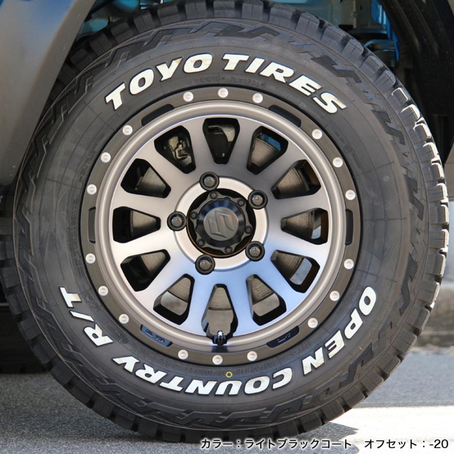 ジムニー ホイール JB64 シエラ JB74 JB23 JA11系 MUD-ZEUS Jimny 16インチ 5.5J -20 ライトブラックコート＆マットブラックリム ORIGIN Labo オリジン ラボ｜partspark2｜10