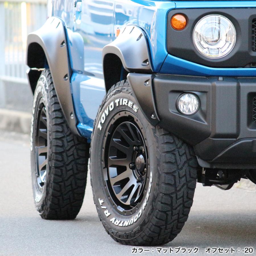 ジムニー ホイール JB64 シエラ JB74 JB23 JA11系 MUD-ZEUS Jimny 16インチ 5.5J -20 ライトブラックコート＆マットブラックリム ORIGIN Labo オリジン ラボ｜partspark2｜12