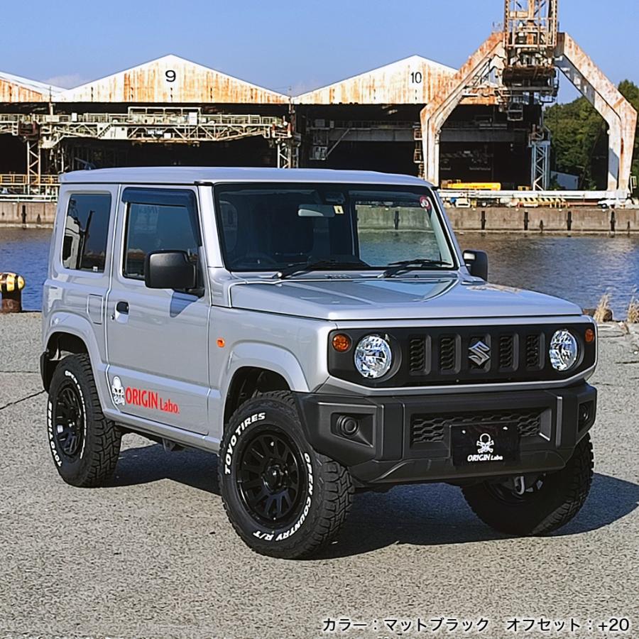 ジムニー ホイール JB64 シエラ JB74 JB23 JA11系 MUD-ZEUS Jimny 16インチ 5.5J -20 ライトブラックコート＆マットブラックリム ORIGIN Labo オリジン ラボ｜partspark2｜07